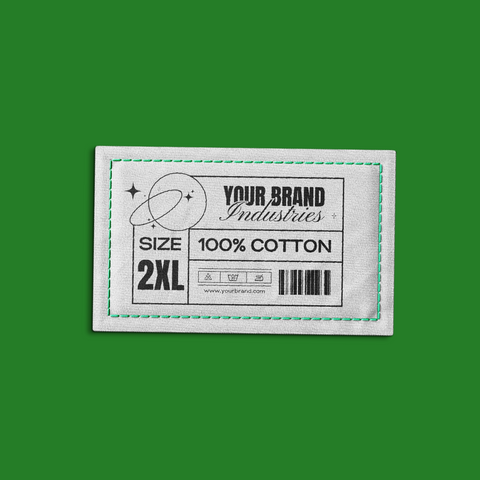 Woven Size Labels - 2XL
