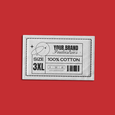 Woven Size Labels - 3XL