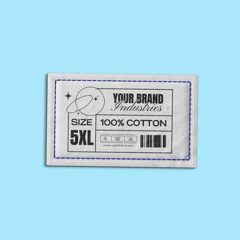 Woven Size Labels - 5XL