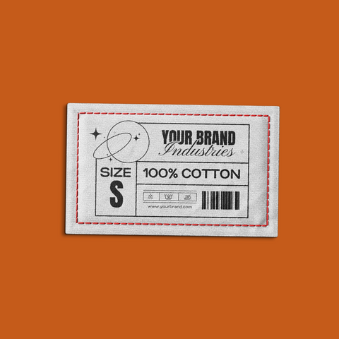 Woven Size Labels - S