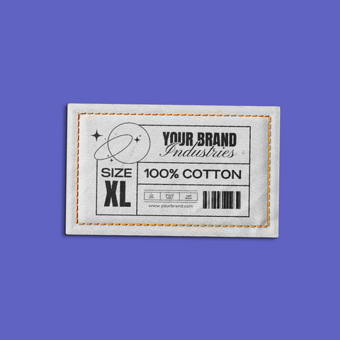 Woven Size Labels - XL