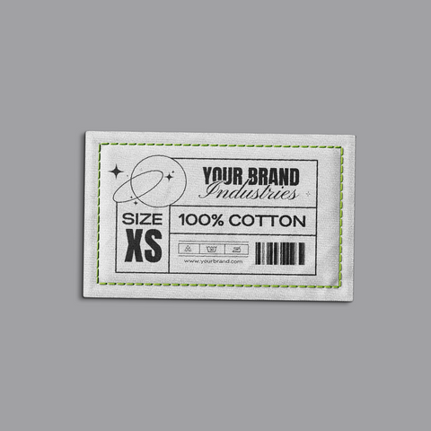 Woven Size Labels - XS